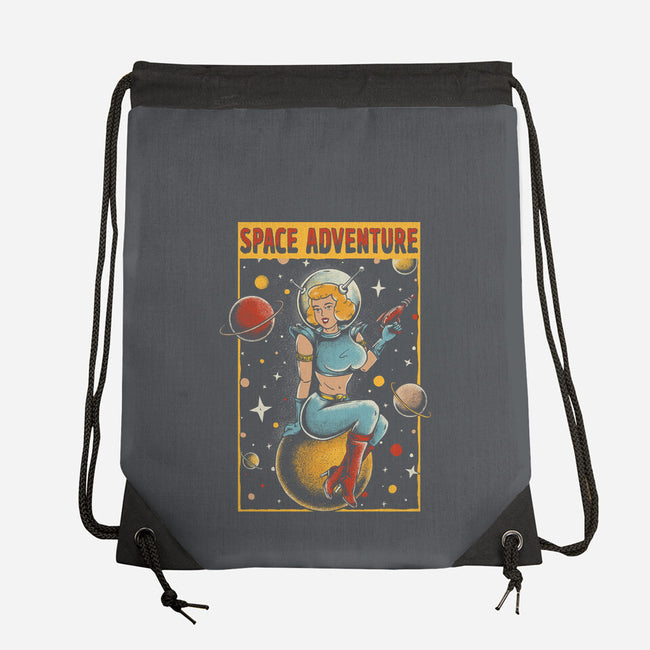 Space Adventure-none drawstring bag-Slikfreakdesign