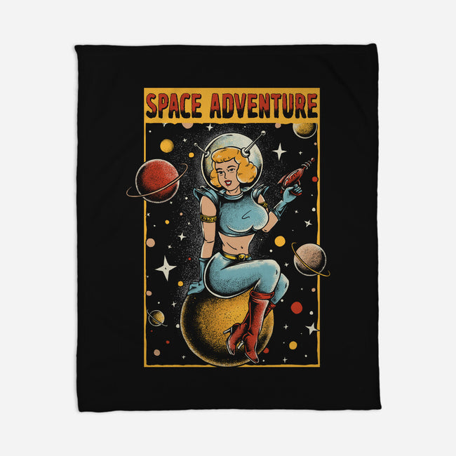 Space Adventure-none fleece blanket-Slikfreakdesign