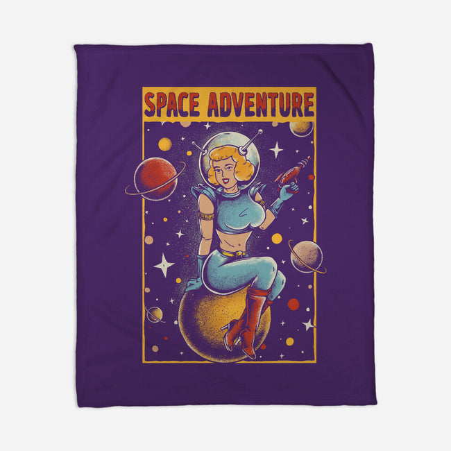 Space Adventure-none fleece blanket-Slikfreakdesign