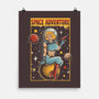 Space Adventure-none matte poster-Slikfreakdesign