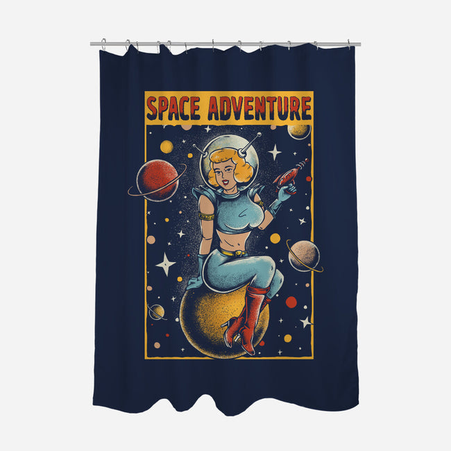 Space Adventure-none polyester shower curtain-Slikfreakdesign