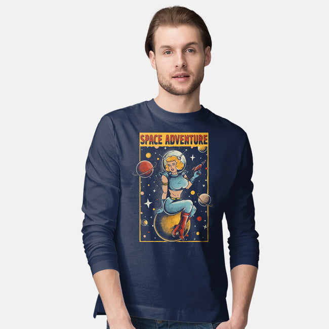 Space Adventure-mens long sleeved tee-Slikfreakdesign