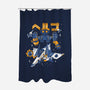 Space Troubles-none polyester shower curtain-estudiofitas