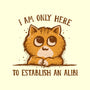 Only Here For The Alibi-none removable cover w insert throw pillow-kg07