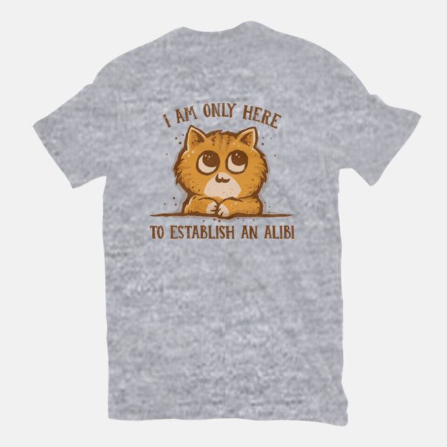 Only Here For The Alibi-womens basic tee-kg07