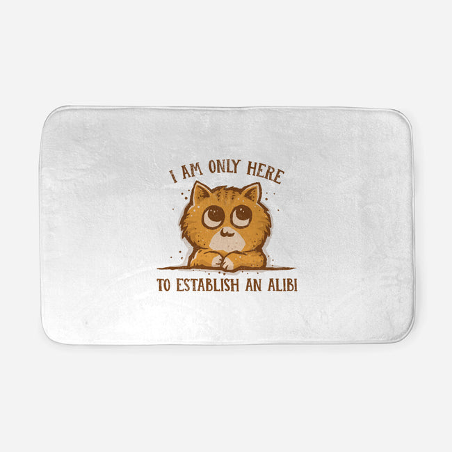 Only Here For The Alibi-none memory foam bath mat-kg07