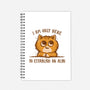 Only Here For The Alibi-none dot grid notebook-kg07
