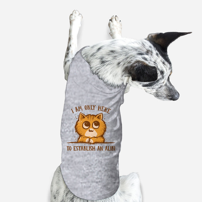 Only Here For The Alibi-dog basic pet tank-kg07