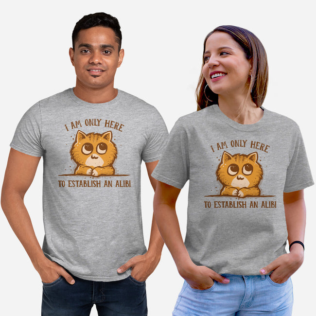 Only Here For The Alibi-unisex basic tee-kg07