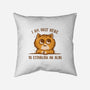 Only Here For The Alibi-none removable cover w insert throw pillow-kg07