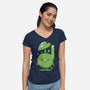 Korpokkur-womens v-neck tee-Alundrart