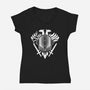 Shaxx Crucible-womens v-neck tee-Logozaste