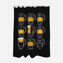 Another Beer-none polyester shower curtain-DrMonekers