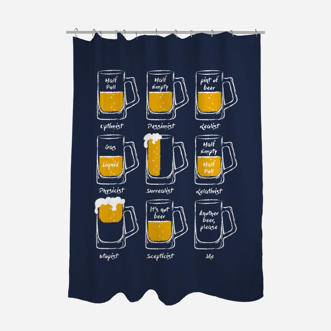 Another Beer-none polyester shower curtain-DrMonekers