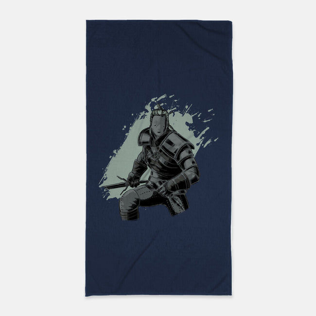 Dark Geralt-none beach towel-xMorfina
