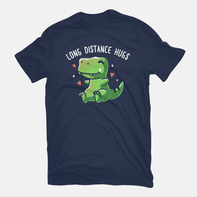 Long Distance Hugs-womens fitted tee-tobefonseca