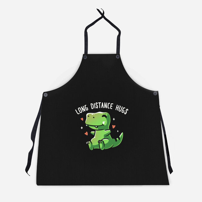 Long Distance Hugs-unisex kitchen apron-tobefonseca