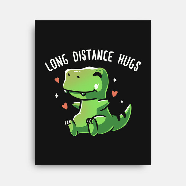 Long Distance Hugs-none stretched canvas-tobefonseca