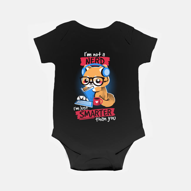 Not a Nerd-baby basic onesie-NemiMakeit