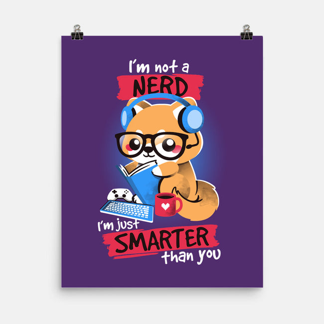 Not a Nerd-none matte poster-NemiMakeit