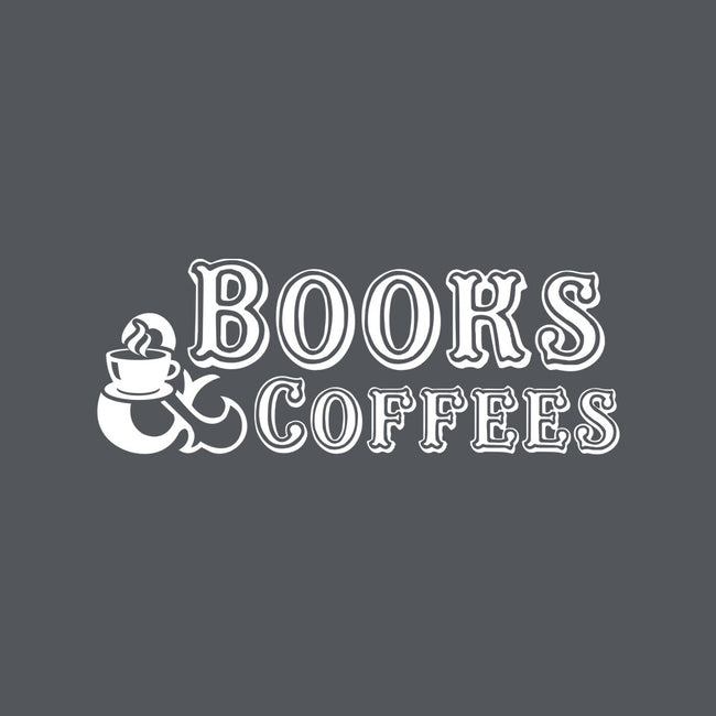 Books And Coffees-none stretched canvas-DrMonekers
