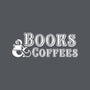 Books And Coffees-womens v-neck tee-DrMonekers