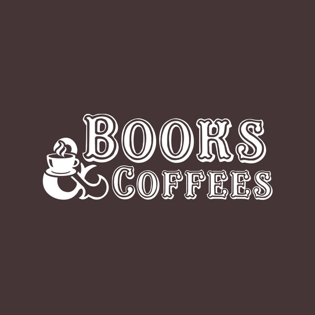 Books And Coffees-womens basic tee-DrMonekers