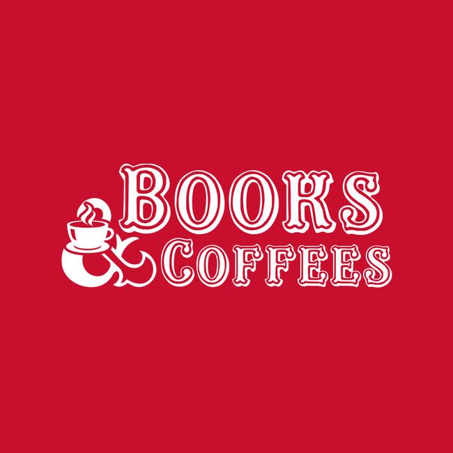 Books And Coffees-none removable cover w insert throw pillow-DrMonekers