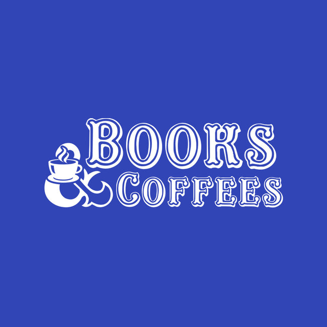 Books And Coffees-womens basic tee-DrMonekers