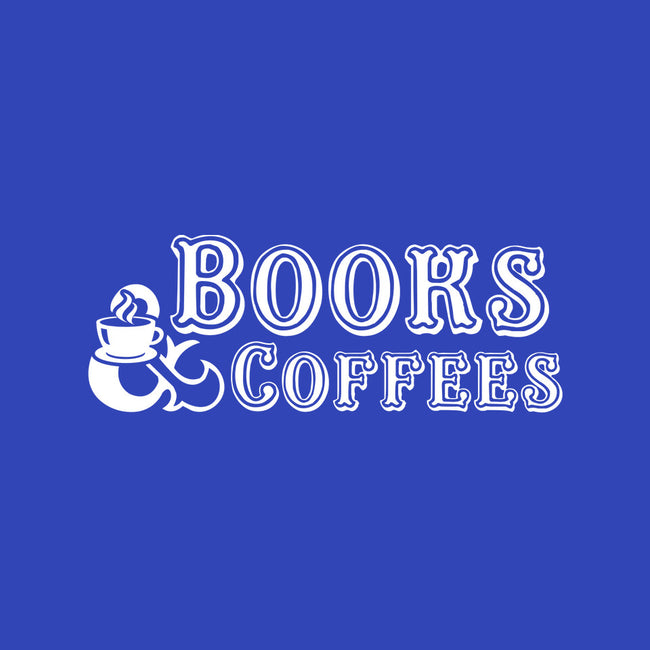 Books And Coffees-womens fitted tee-DrMonekers