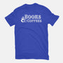 Books And Coffees-womens basic tee-DrMonekers