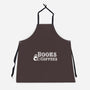 Books And Coffees-unisex kitchen apron-DrMonekers