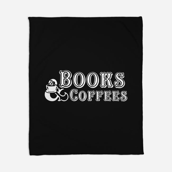 Books And Coffees-none fleece blanket-DrMonekers