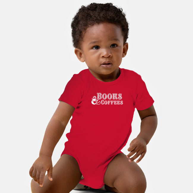 Books And Coffees-baby basic onesie-DrMonekers