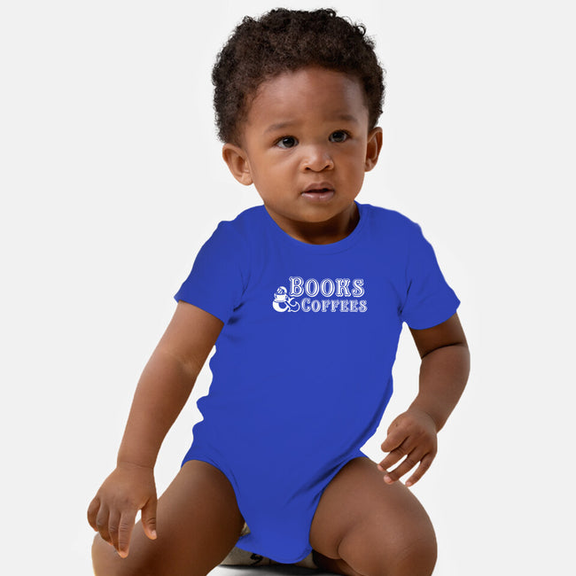 Books And Coffees-baby basic onesie-DrMonekers