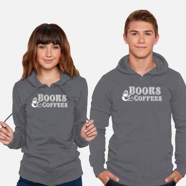 Books And Coffees-unisex pullover sweatshirt-DrMonekers