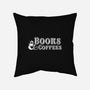 Books And Coffees-none removable cover w insert throw pillow-DrMonekers