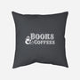 Books And Coffees-none removable cover w insert throw pillow-DrMonekers