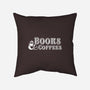 Books And Coffees-none removable cover w insert throw pillow-DrMonekers