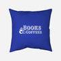 Books And Coffees-none removable cover throw pillow-DrMonekers