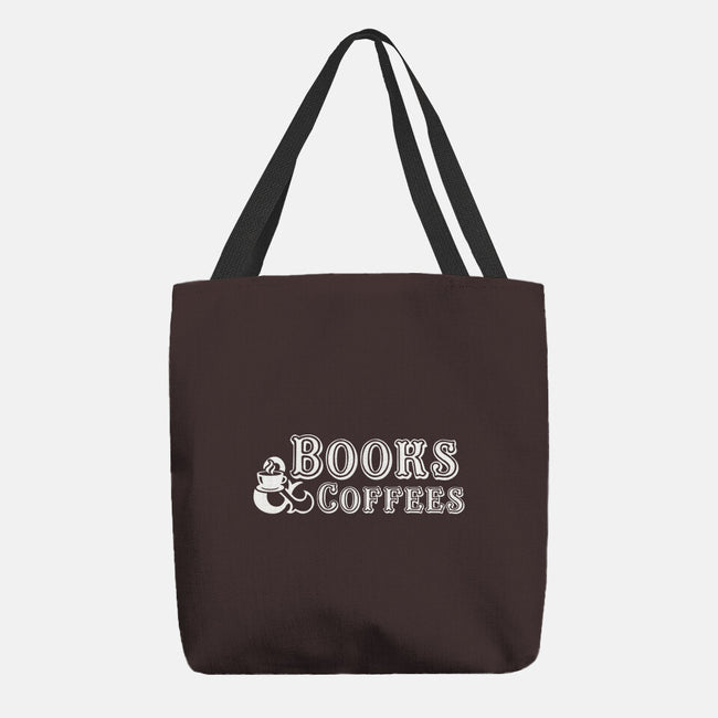 Books And Coffees-none basic tote-DrMonekers