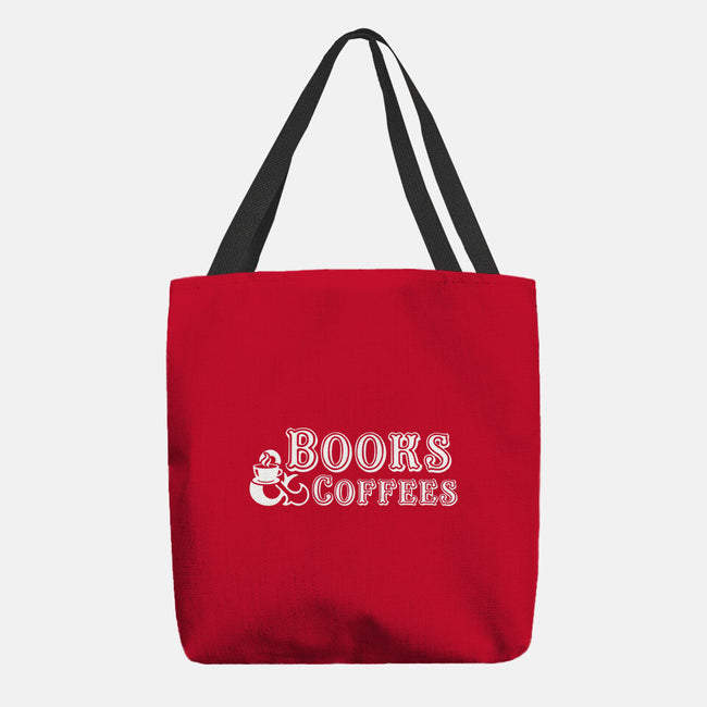 Books And Coffees-none basic tote-DrMonekers