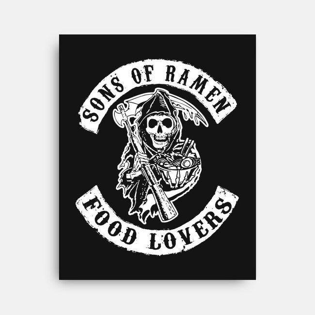 Sons Of Ramen-none stretched canvas-Melonseta