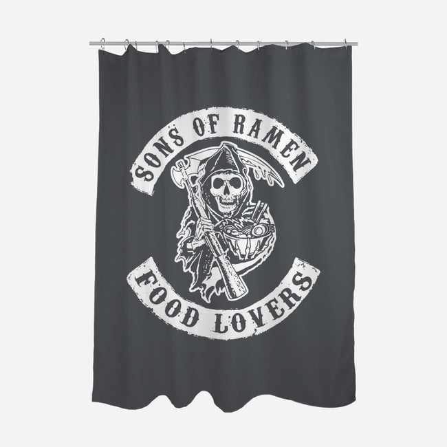Sons Of Ramen-none polyester shower curtain-Melonseta