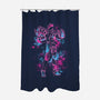 Try The Punch-none polyester shower curtain-yumie
