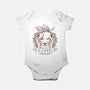Red XIII Cosmo Canyon-baby basic onesie-Alundrart