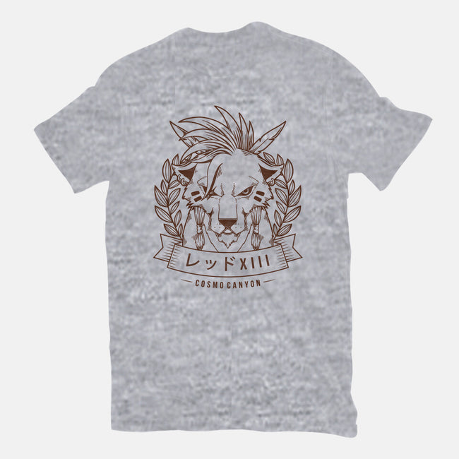 Red XIII Cosmo Canyon-mens heavyweight tee-Alundrart