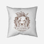 Red XIII Cosmo Canyon-none removable cover w insert throw pillow-Alundrart