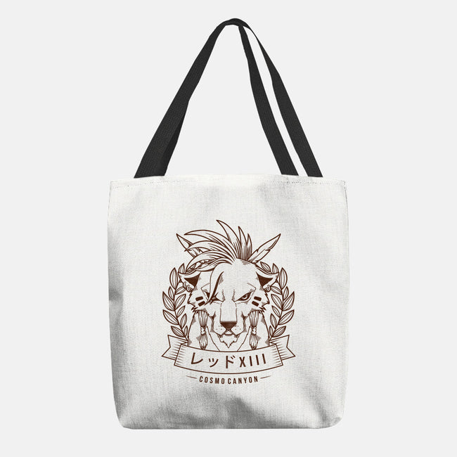 Red XIII Cosmo Canyon-none basic tote-Alundrart
