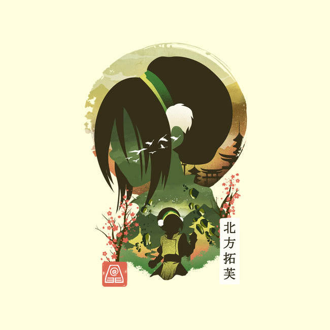 Ukiyo E Earthbender-none removable cover w insert throw pillow-dandingeroz
